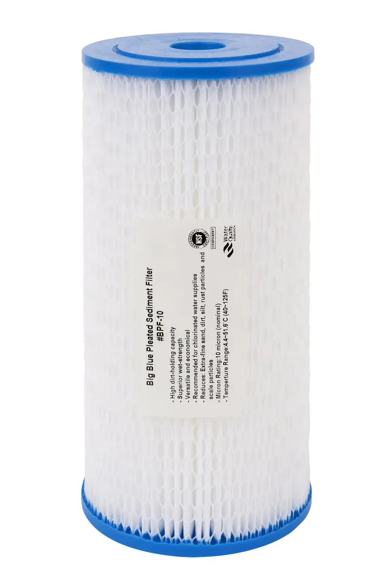10-Inch X 4.5-Inch 20-Micron Pleated Sediment Filter Cartridge 1