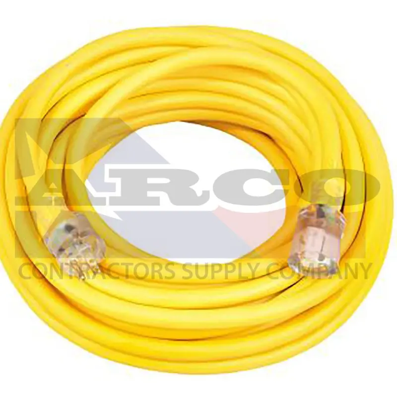 100-Foot High-Visibility Extension Cord – 10/3 Sjtw With Illuminated Ends 1