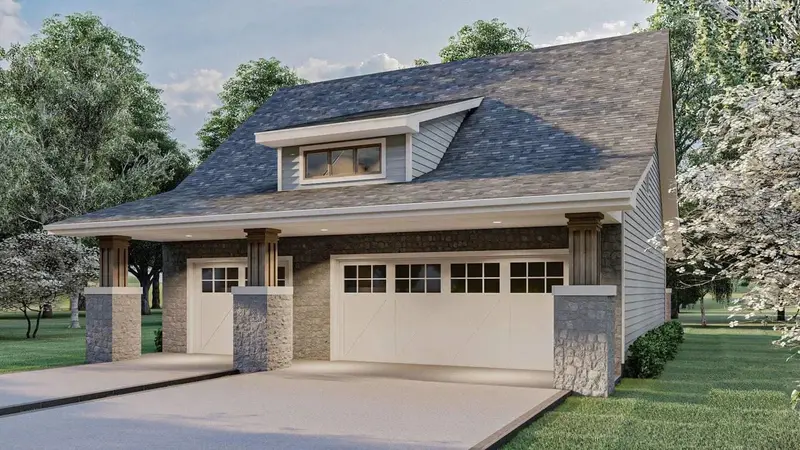 1,095 Sq Ft Garage Apartment Featuring A Private Master Suite 1