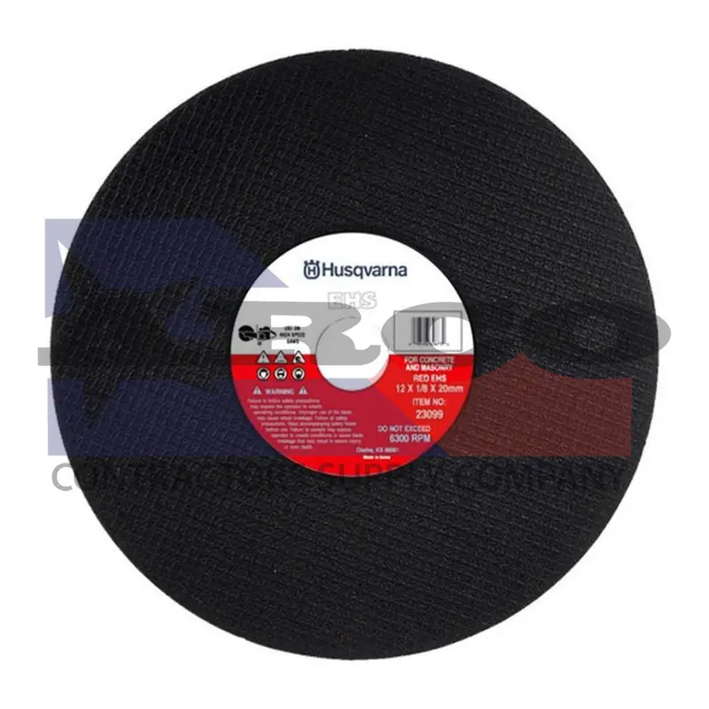 12-Inch Masonry Cutting Blade With 1-Inch Arbor 1