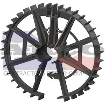 122846 Ez-Lok 3-Inch Spacer Wheel – Quick-Release Drill Accessory 1