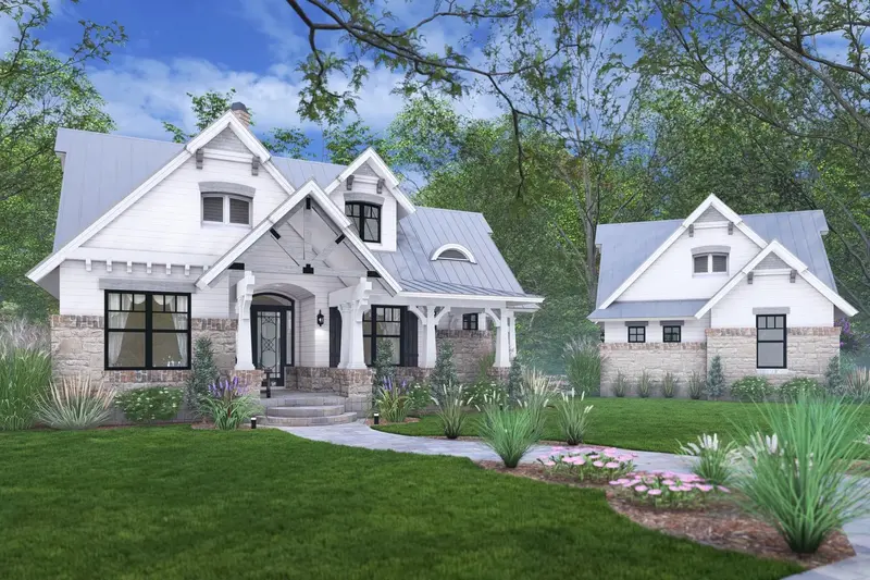 1,421 Sq Ft Charming Craftsman Cottage With Convertible Bonus Area And Basement-Ready Foundation 1