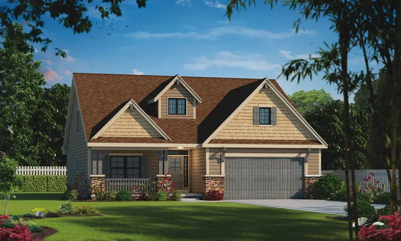 1,676-Square-Foot Two-Story Plan With Dual Primary Bedrooms And Expandable Bonus Space 1