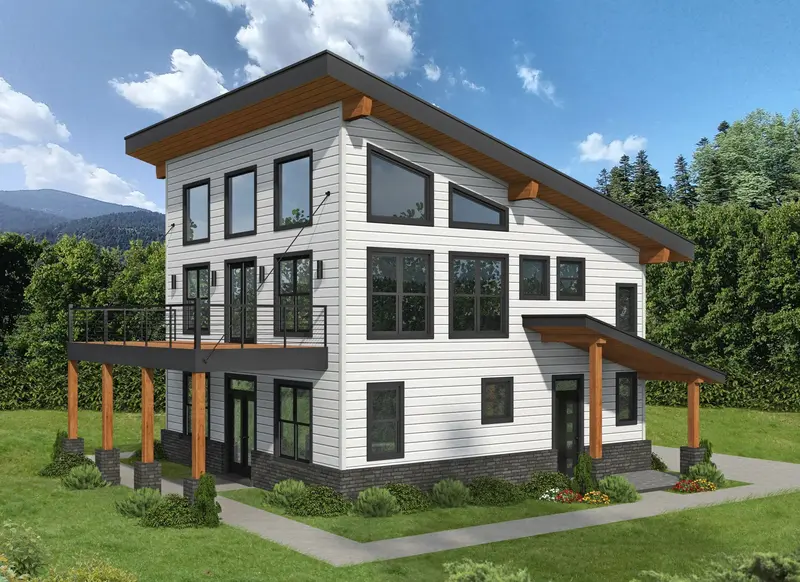 1,715 Sq Ft Compact 2-Bedroom Home – Loft, Studio & Deck Combination 1