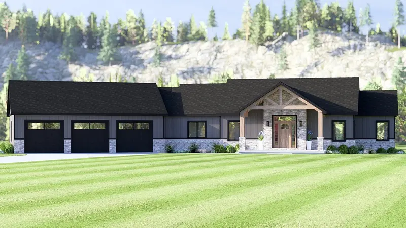 1,738-Square-Foot Ranch-Style Home With Walkout Lower Level And Triple-Car Garage 1
