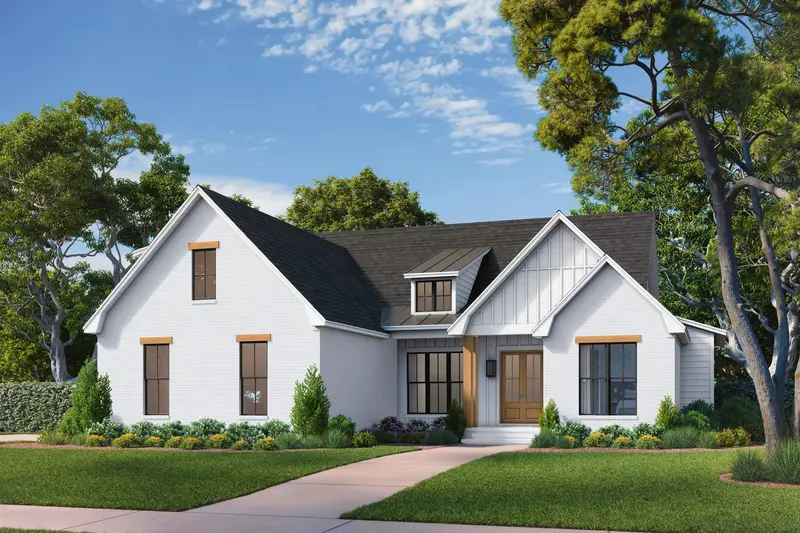 1,945-Square-Foot Modern Farmhouse Featuring Bonus Area And Outdoor Kitchen Integration 1