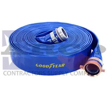 2-Inch X 50-Foot Blue Pvc Discharge Hose 1