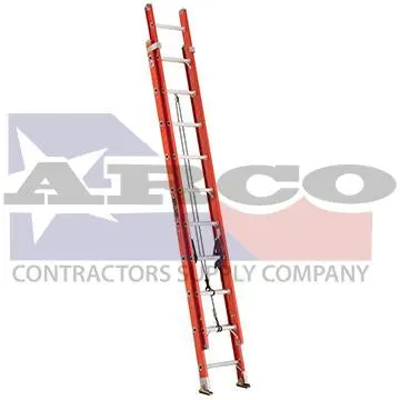 20-Foot Fiberglass Extension Ladder – Industrial-Grade Type Ia 1