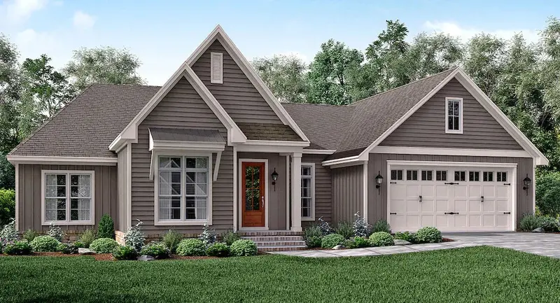 2019 Sq Ft Contemporary Home With Outdoor Cooking Area, Private Office, And Strategic Bedroom Zoning 1