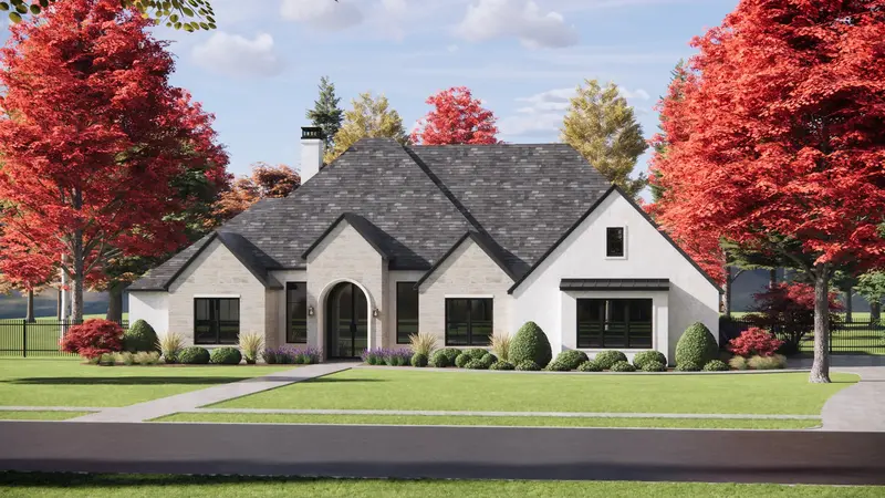2,382-Sq-Ft Contemporary Farmhouse With Main-Level Master And Vaulted Great Room 1
