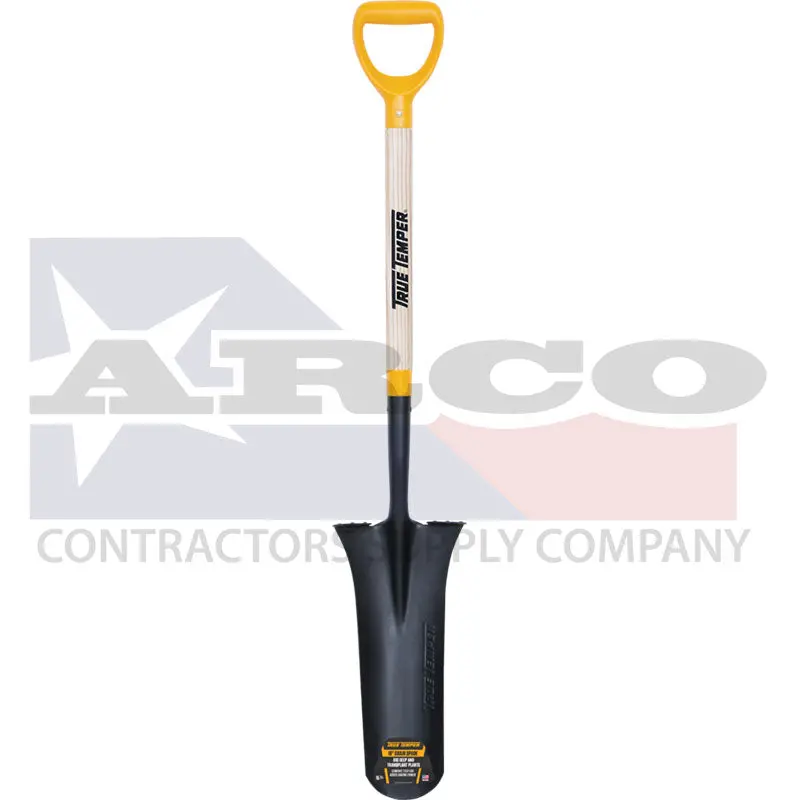 2540700 Drain Spade – Hardwood Handle With Comfort Step & D-Grip 1