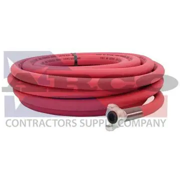 3/4-Inch X 50-Foot Heavy-Duty Air Hose – Industrial Grade Rubber Construction 1
