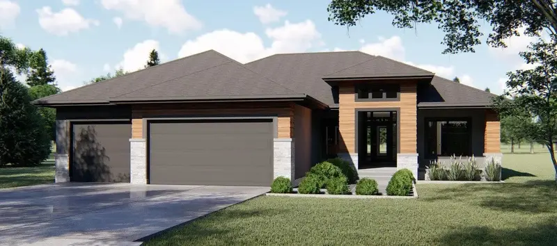 3-Bedroom Family Dwelling With Ample Garage Capacity And Open Interior Flow 1