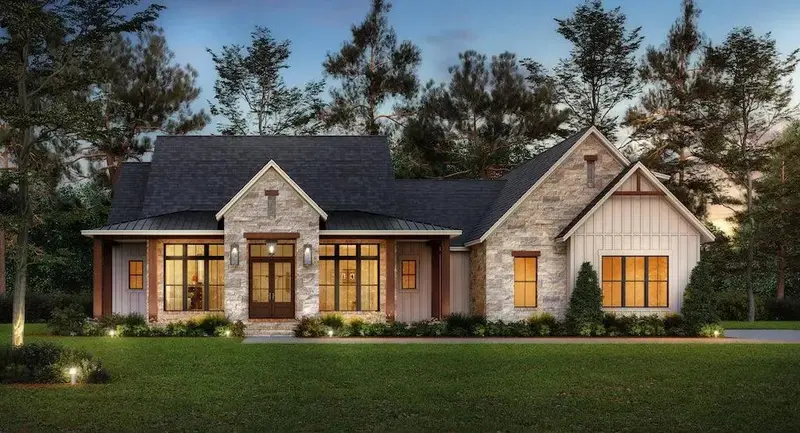 3-Bedroom Family Home Featuring Bonus Space And Extended Covered Porches 1