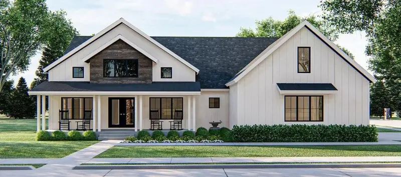 3-Bedroom Residence Highlighting Covered Porches And Flexible Bonus Area 1