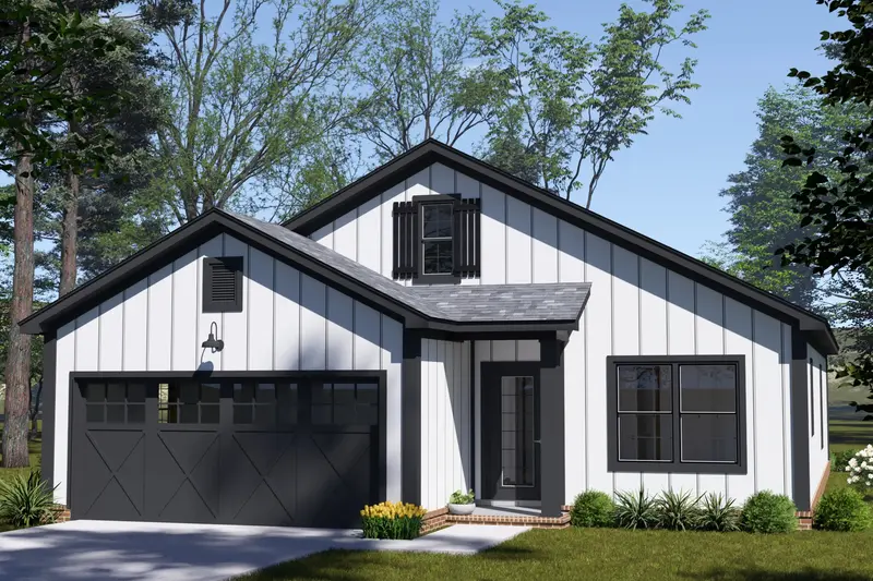 3-Bedroom Residence With Flowing Open Floor Plan And Front/Back Porches 1