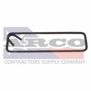 #3 Stirrup Reinforcement – 6-Inch X 18-Inch Steel Bent Bar For Concrete Forms 1