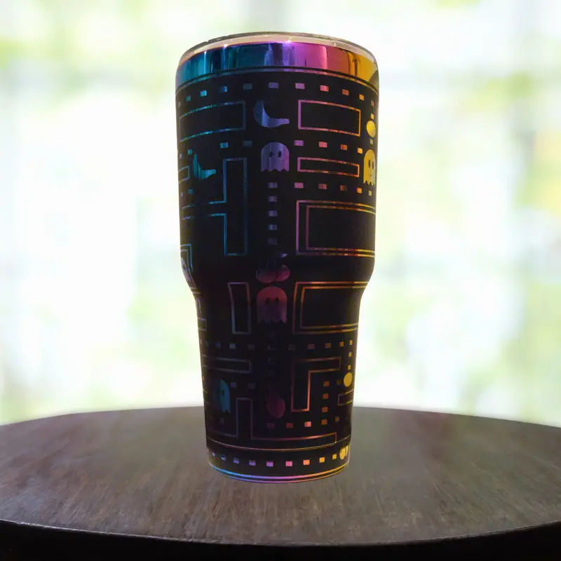 30 Oz Pac-Man Themed Insulated Tumbler 1