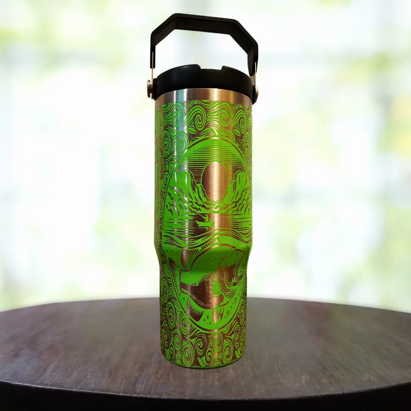 30 Oz Sci-Fi Alien Swing Handle Tumbler 1