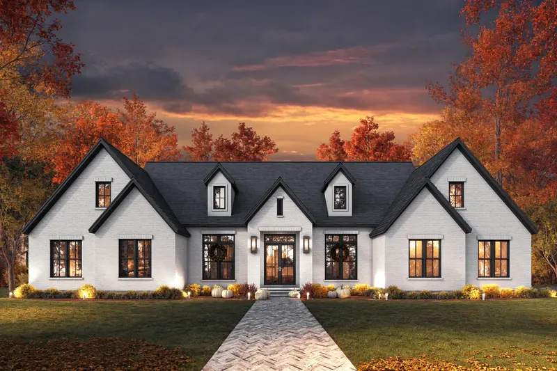 3,215-Square-Foot Five-Bedroom Home With Flexible Bonus Area And Front Porch 1