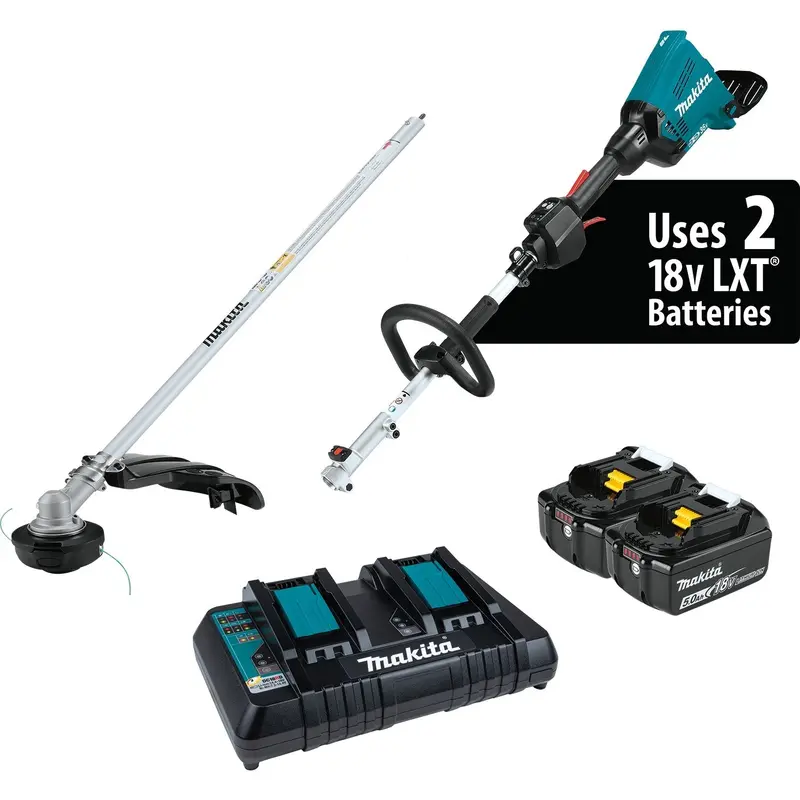 36V Lxt® Brushless Cordless Couple Shaft Power Head Kit With String Trimmer Attachment (5.0Ah) 1