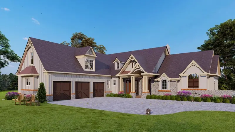 3,745-Sq-Ft Five-Bedroom Home With Side-Entry Garage, Bonus Room, And Master Suite 1