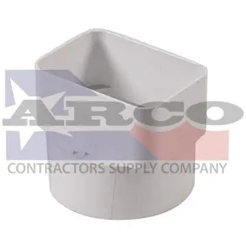 3×4×4-Inch Pvc Spout Adapter Fitting 1