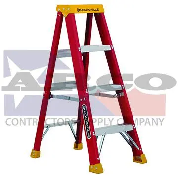 4-Foot Fiberglass Step Ladder – 300 Lb Duty Rating, Type Iaa 1