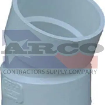 4-Inch Pvc 22.5° Reduced-Deflection Elbow – Hub X Hub 1