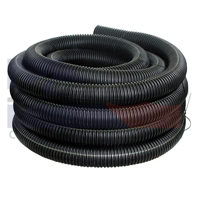 4-Inch X 100-Foot Solid Corex Drain Pipe – Heavy-Duty Corrugated Tubing 1