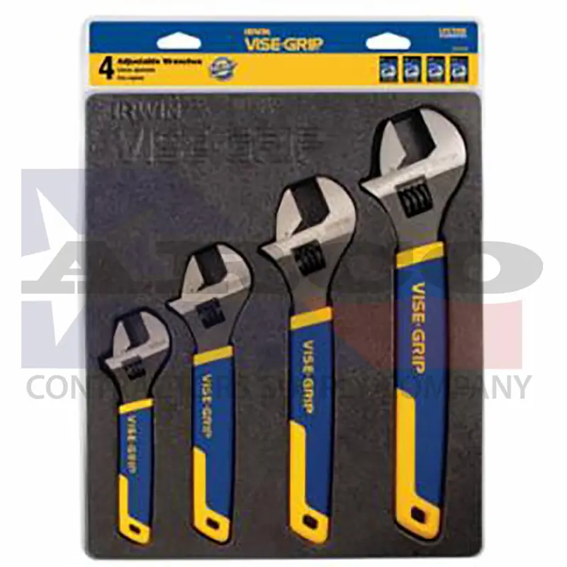 4-Piece Adjustable Wrench Set – Precision Multi-Size Hand Tool Kit 1