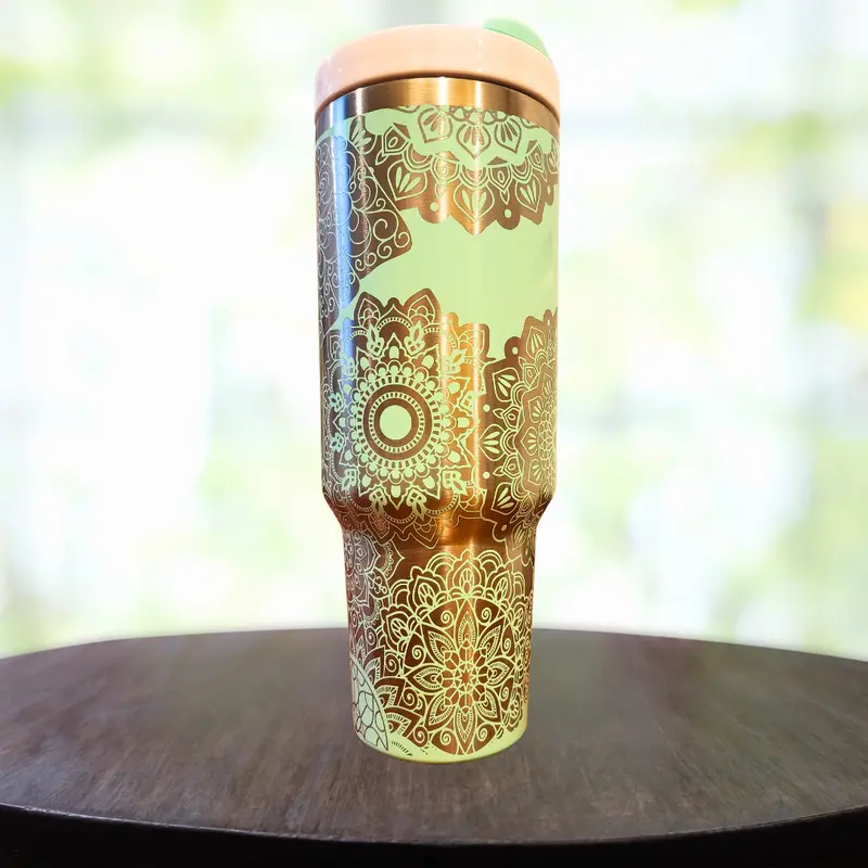 40Oz Elephant-Themed Stainless Steel Tumbler 1