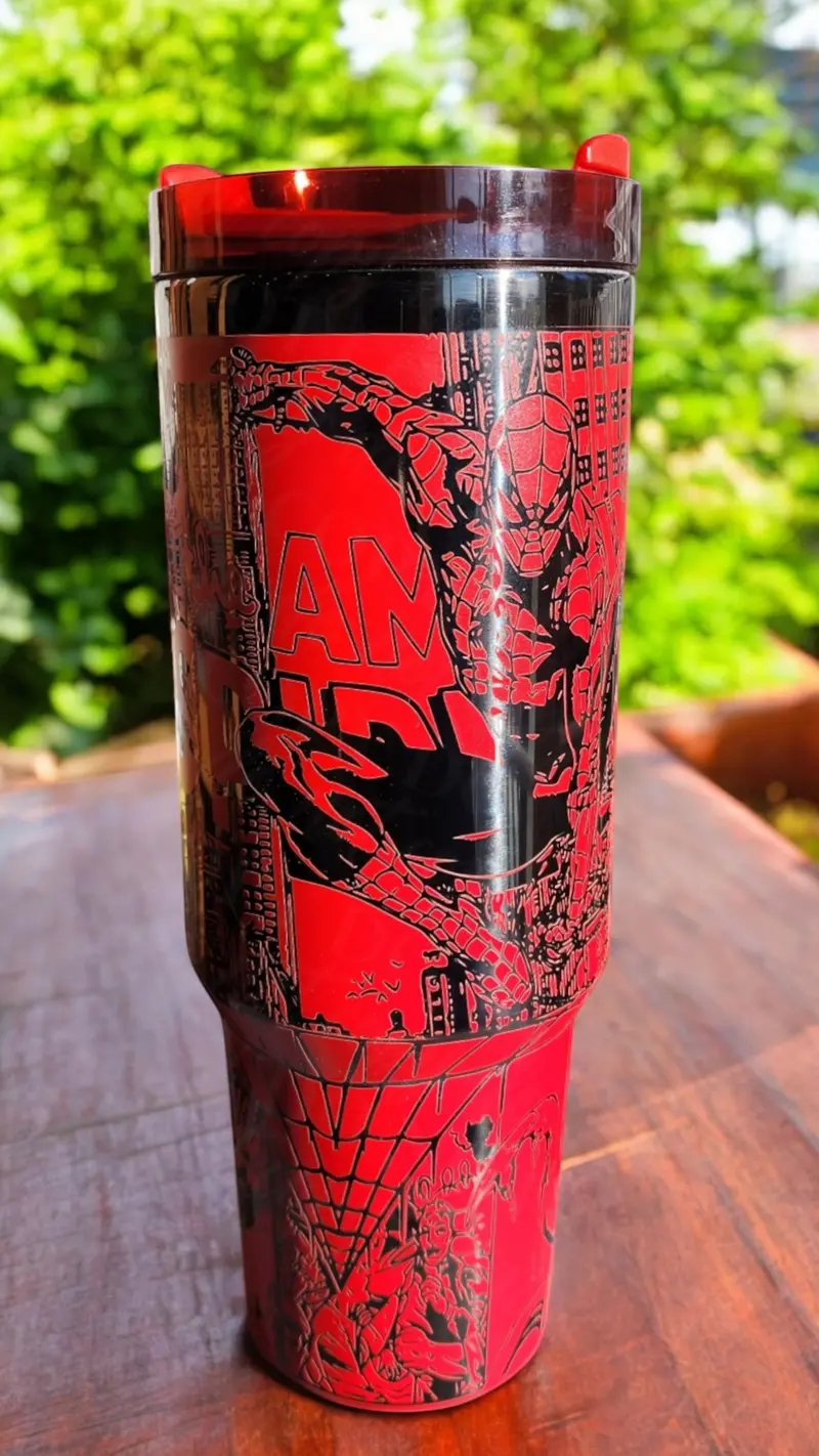 40Oz Spider-Man Insulated Stainless Steel Tumbler 1