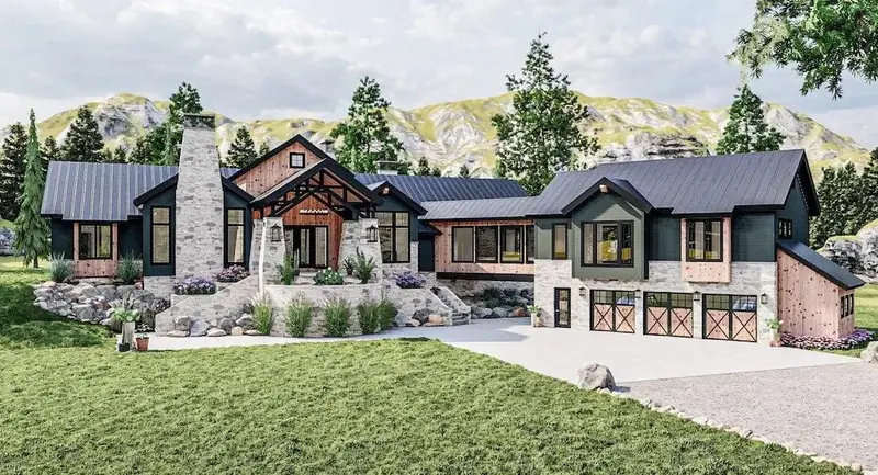 5-Bedroom Residence With Courtyard-Access Garage And Walkout Basement 1