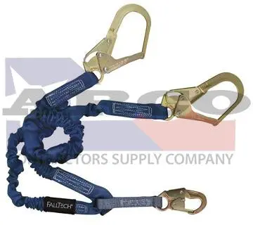 6-Foot Double-Leg Energy-Absorbing Lanyard With Oversized Hooks 1