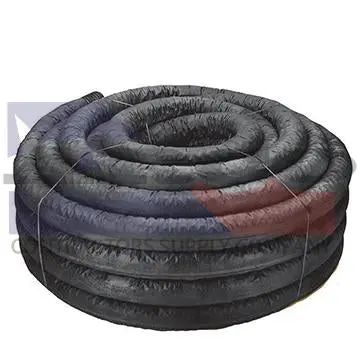 6-Inch Perforated Corrugated Drain Pipe With Geotextile Sock – 100-Foot Roll 1