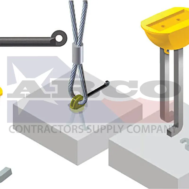 7-Ton Yellow Hook Recessed Lifting Hook 1