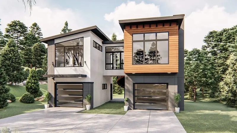 761 Sq Ft Modern One-Bedroom Residence With Light-Filled Layout 1