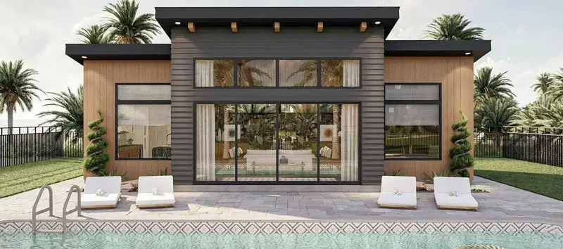 792-Square-Foot Pool House Design With Resort-Inspired Features 1