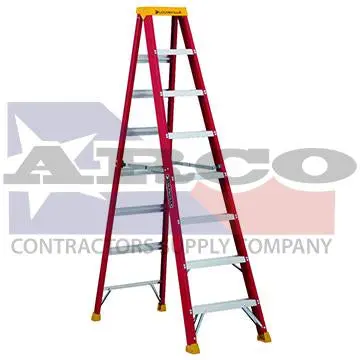 8-Foot Fiberglass Step Ladder – 300 Lb Load Rating, Type Iaa 1