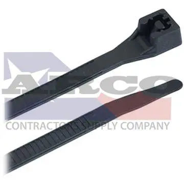 8-Inch Uv-Resistant Black Cable Ties – 100 Per Bag 1