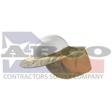 899-Khk Full-Brim Khaki Hard Hat With Shade Protection 1