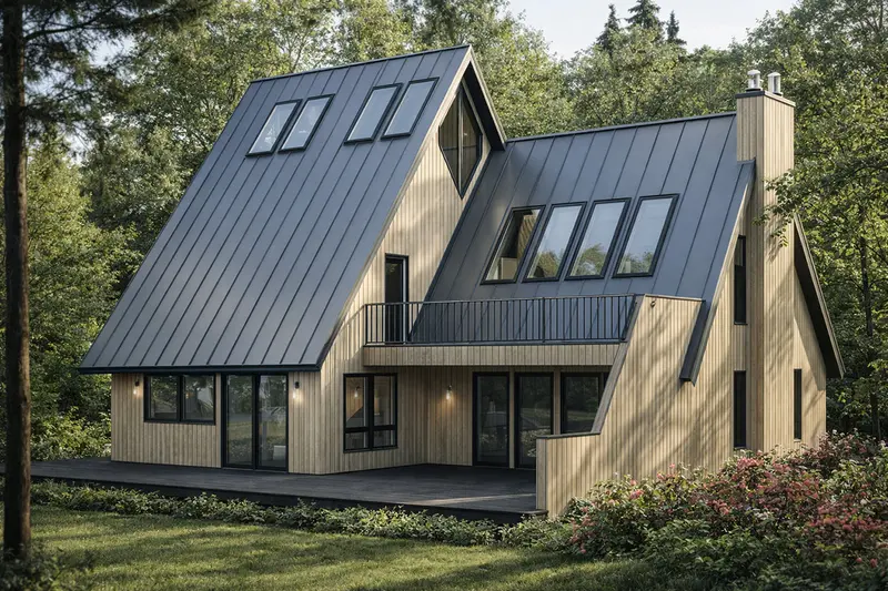 A-Frame Retreat With Loft Flex Space | 1,976 Sq Ft, Three Bedrooms & Natural Wood Aesthetic 1
