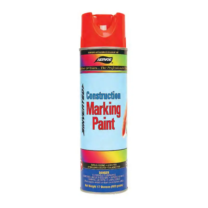 Aervoe Bright Orange Marking Paint – 17 Oz Portable Spray Can 1