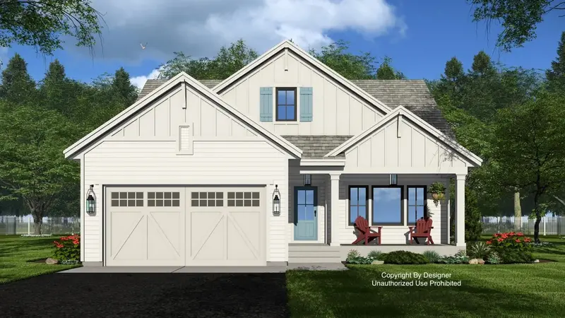Airy 3-Bed Modern Farmhouse (1,568 Sq Ft) Featuring Integrated Open-Plan Living 1