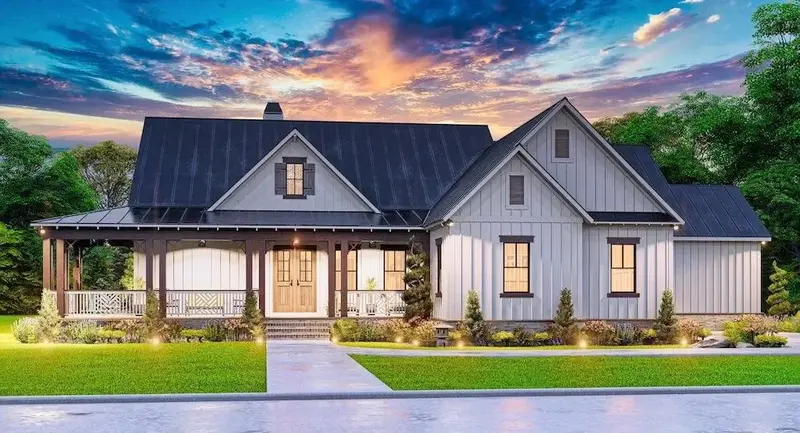 Airy 3-Bed Ranch With Vaulted Great Room And Outdoor Integration 1