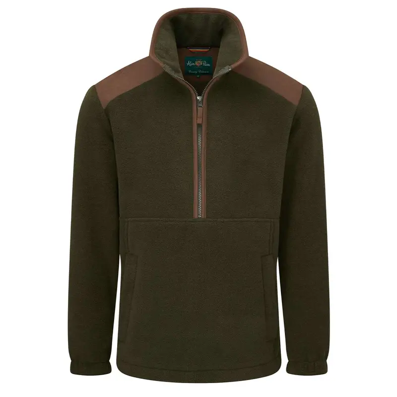 Alan Paine Aylsham Half-Zip Fleece Top For Men