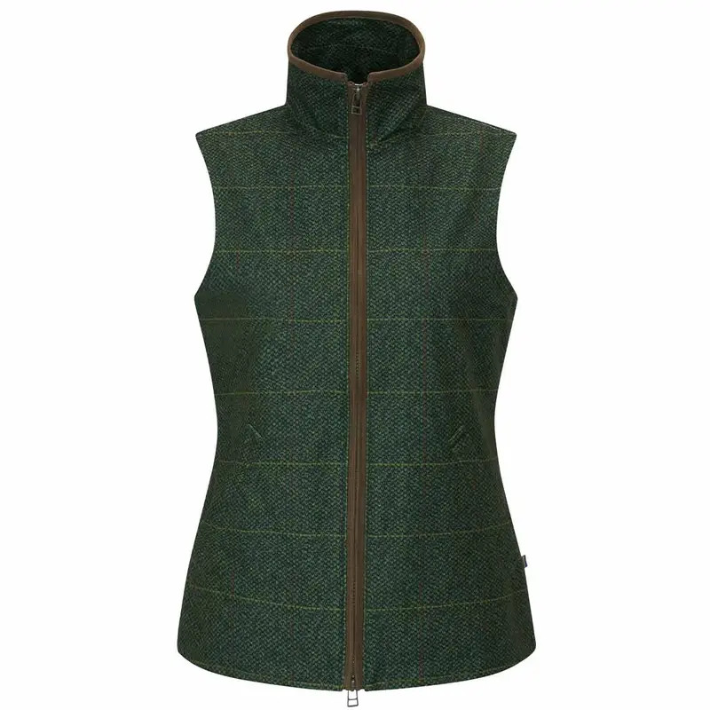 Alan Paine Didsmere Technical Tweed Gilet For Women 1