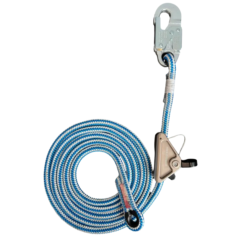 Arbor Flex 16-Strand 1/2" Dynamic Lanyard With Rock Exotica Rope Grab 1