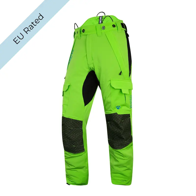 Arbortec At4062(Eu) Ventilated Chainsaw Trousers – Class 1, Design A, Lime 1